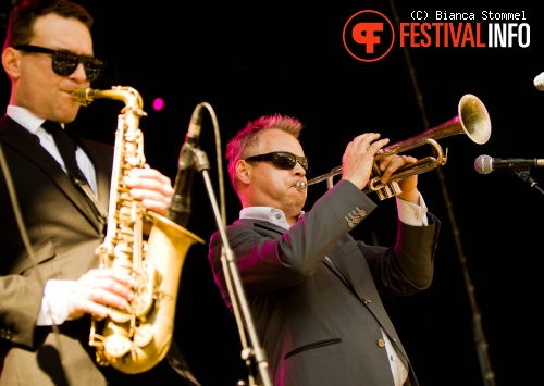 Foto New Cool Collective op Bevrijdingsfestival Limburg 2013