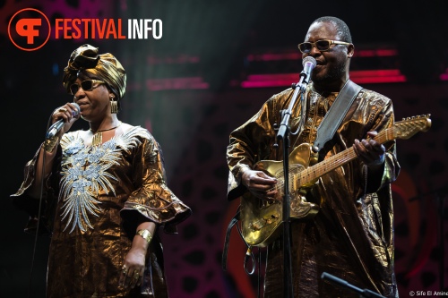 Amadou & Mariam op Mawazine 2013 foto