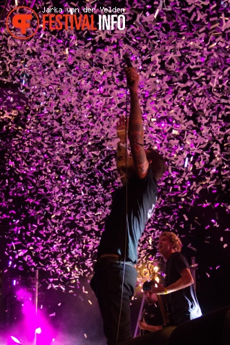 Parkway Drive op Jera On Air 2013 foto