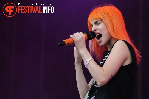 Paramore op Pinkpop 2013 - Vrijdag foto