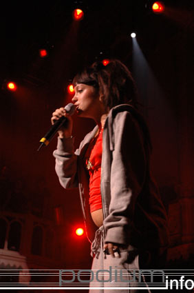 Lily Allen op Lily Allen - 10/11/2006 - Paradiso foto