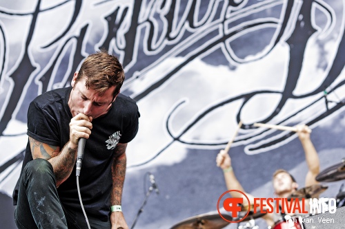 Parkway Drive op Graspop Metal Meeting 2013 foto