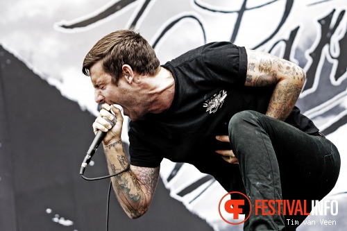 Parkway Drive op Graspop Metal Meeting 2013 foto