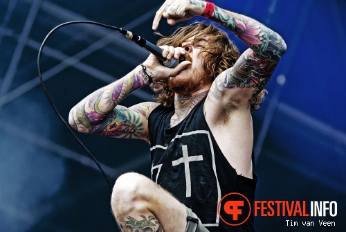 The Devil Wears Prada op Graspop Metal Meeting 2013 foto