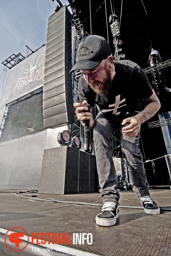 In Flames op Graspop Metal Meeting 2013 foto