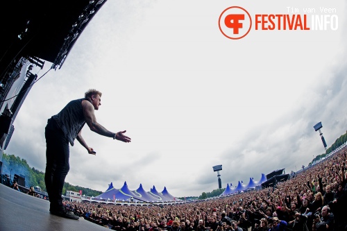 Papa Roach op Graspop Metal Meeting 2013 foto