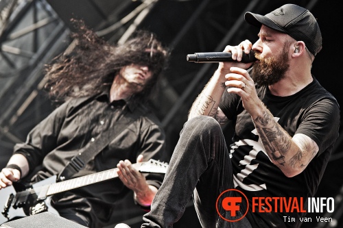 In Flames op Graspop Metal Meeting 2013 foto