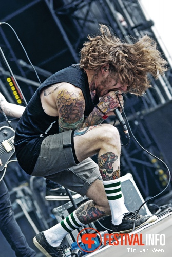 The Devil Wears Prada op Graspop Metal Meeting 2013 foto