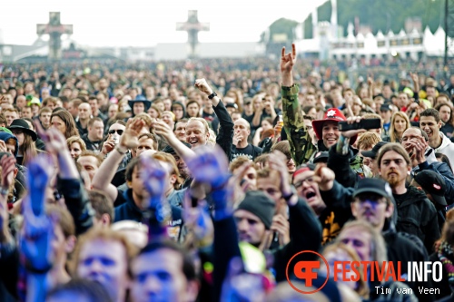 Grave Digger op Graspop Metal Meeting 2013 foto