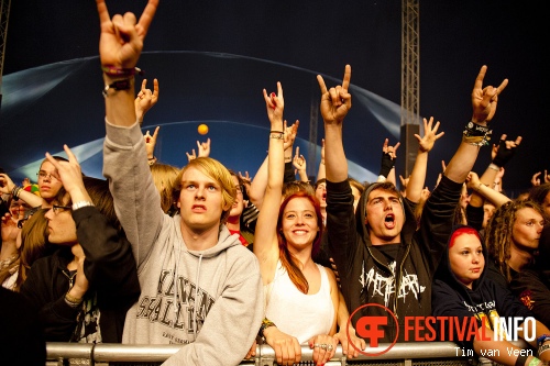 Heaven Shall Burn op Graspop Metal Meeting 2013 foto