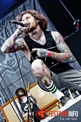 The Devil Wears Prada op Graspop Metal Meeting 2013 foto