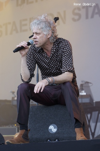 Bob Geldof op Parkpop 2013 foto