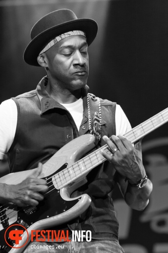 Foto Marcus Miller op North Sea Jazz - dag 3