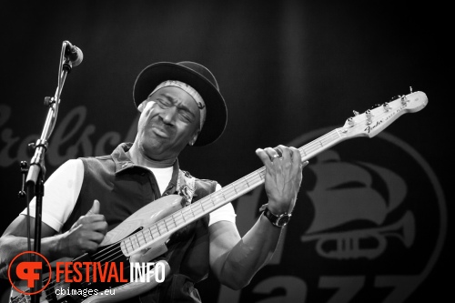 Foto Marcus Miller op North Sea Jazz - dag 3