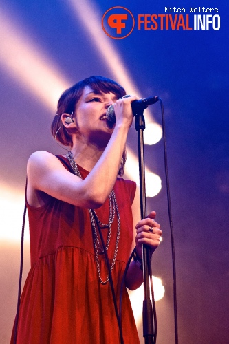 Chvrches op PITCH 2013 - dag 2 foto