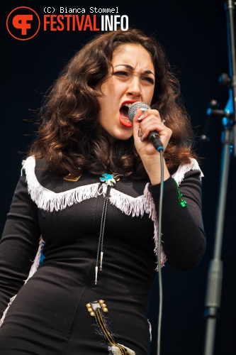 Kitty, Daisy & Lewis op Bospop 2013 foto