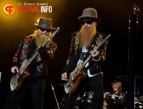 ZZ Top op Bospop 2013 foto