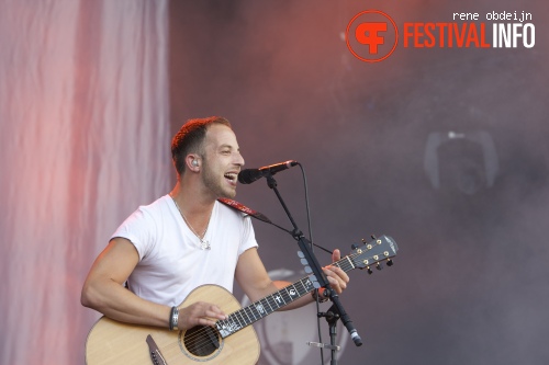 James Morrison op Suikerrock 2013 foto