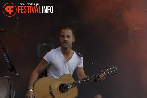 James Morrison op Suikerrock 2013 foto