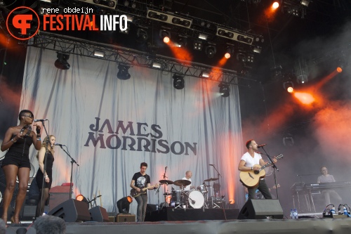 James Morrison op Suikerrock 2013 foto