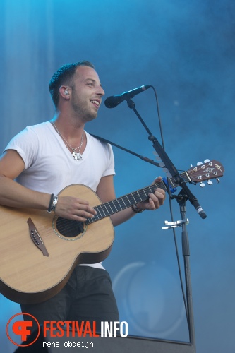 James Morrison op Suikerrock 2013 foto