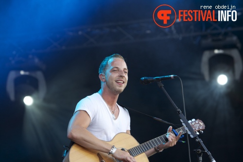 James Morrison op Suikerrock 2013 foto