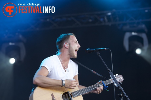 James Morrison op Suikerrock 2013 foto