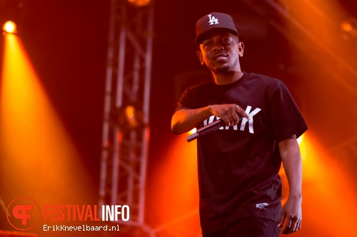 Kendrick Lamar op Lowlands 2013 - dag 1 foto