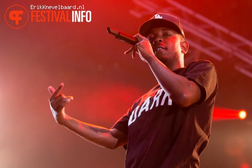 Kendrick Lamar op Lowlands 2013 - dag 1 foto