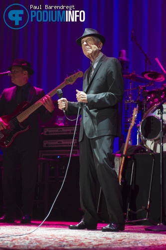Leonard Cohen op Leonard Cohen - 18/9 - Ahoy foto