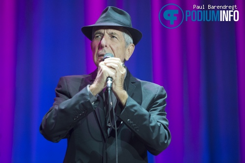 Leonard Cohen op Leonard Cohen - 18/9 - Ahoy foto