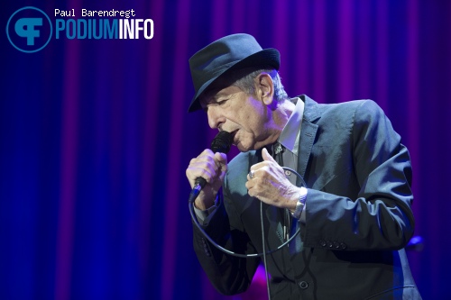 Leonard Cohen op Leonard Cohen - 18/9 - Ahoy foto