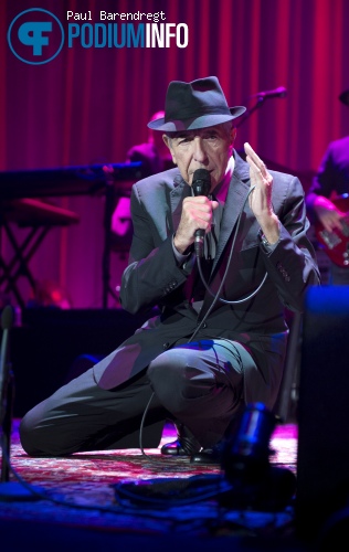 Leonard Cohen op Leonard Cohen - 18/9 - Ahoy foto