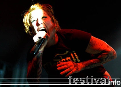 Walls Of Jericho op Persistence Tour 2006 foto