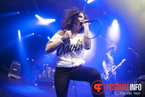 The Charm The Fury op Vans Warped Tour NL 2013 foto