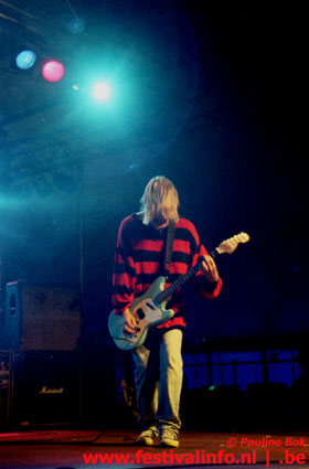 Australian Nirvana op Bospop 2002 foto