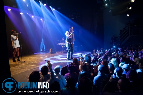 Eric Benet op Brian McKnight - 30/1 - Melkweg foto