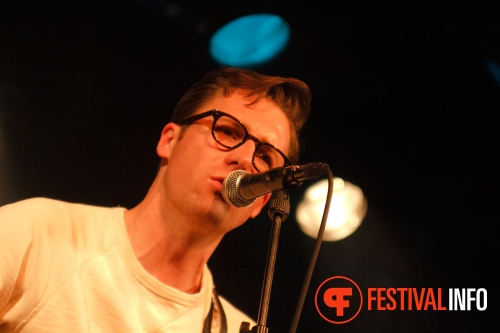 Nick Waterhouse op Motel Mozaique 2014 foto