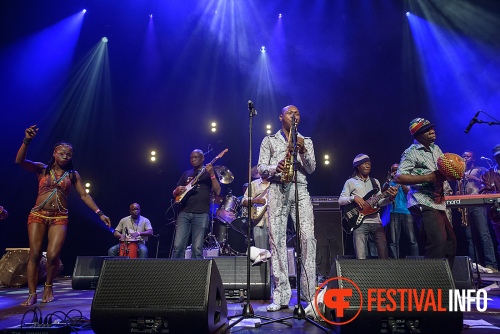 Seun Kuti & Egypt 80 op Motel Mozaique 2014 foto