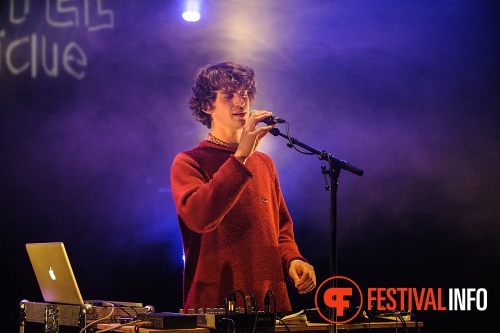 Cosmo Sheldrake op Motel Mozaique 2014 foto