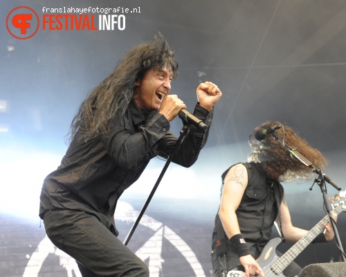 Anthrax op Fortarock 2014 foto