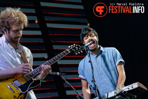 Young the Giant op Dauwpop 2014 foto