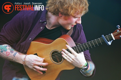 Ed Sheeran op Pinkpop 2014 - dag 2 foto