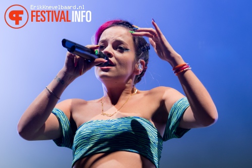 Lily Allen op Indian Summer Festival 2014 foto