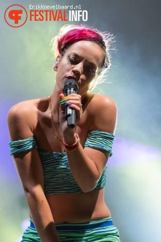 Lily Allen op Indian Summer Festival 2014 foto