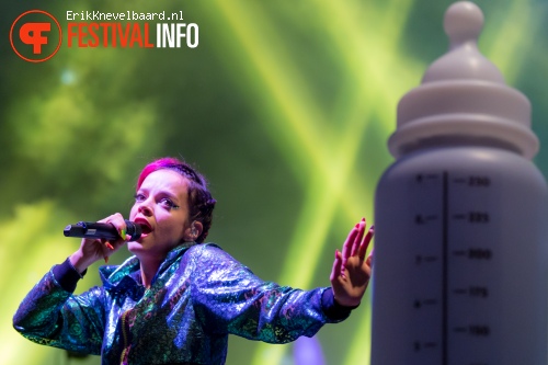 Lily Allen op Indian Summer Festival 2014 foto