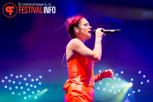 Lily Allen op Indian Summer Festival 2014 foto