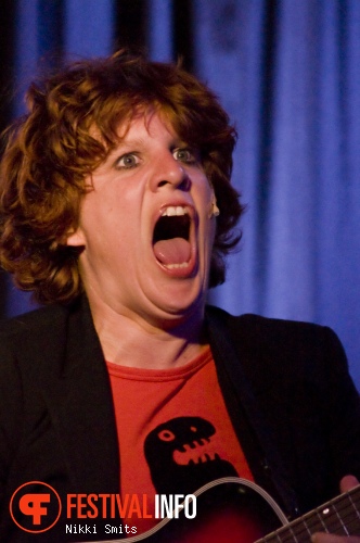 Kim van Zeben op Oerol 2014 foto