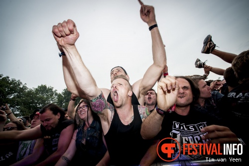 Walls Of Jericho op Graspop Metal Meeting 2014 dag 2 foto