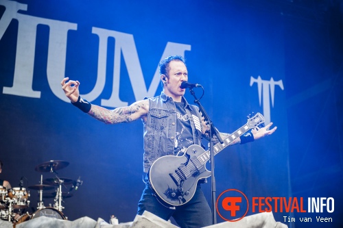 Trivium op Graspop Metal Meeting 2014 dag 2 foto